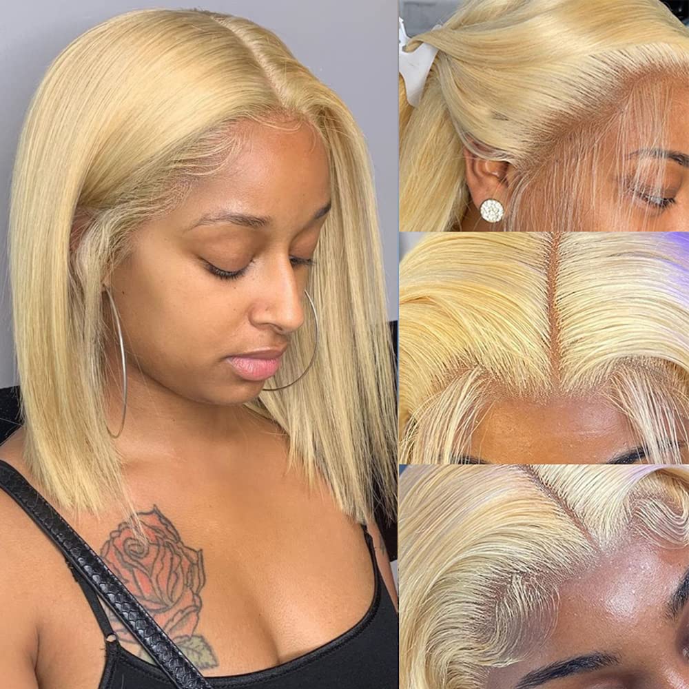 Lixir HD 613 ™ Glueless Transparent Blonde Full Human Hair Lace Wig